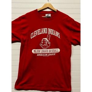 Vintage 2000 Logo athletic Cleavland Indians graphic tee
